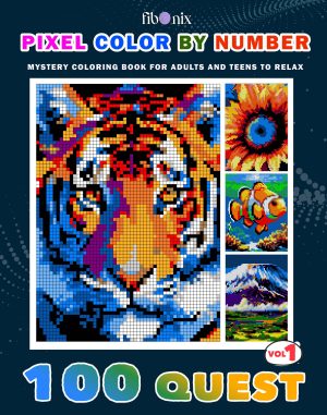100 Quest Pixel Color By Number - Vol 1